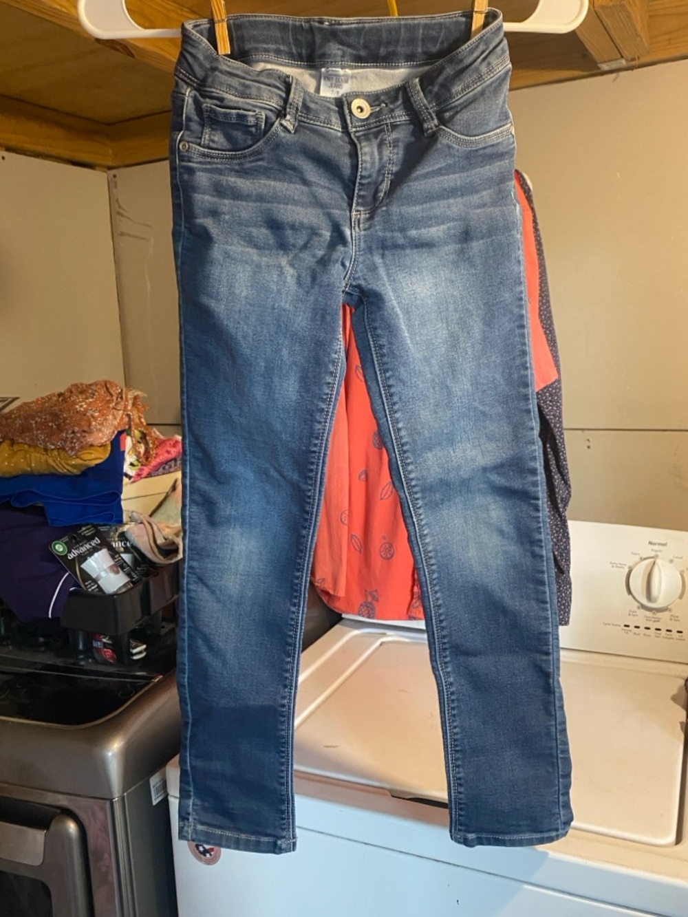 Classic Girls Blue Mid-Rise Skinny Jeans